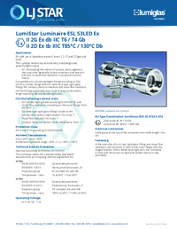 Thumbnail of document Data Sheet - 53LED-EX Lumiglas LED Ex-light